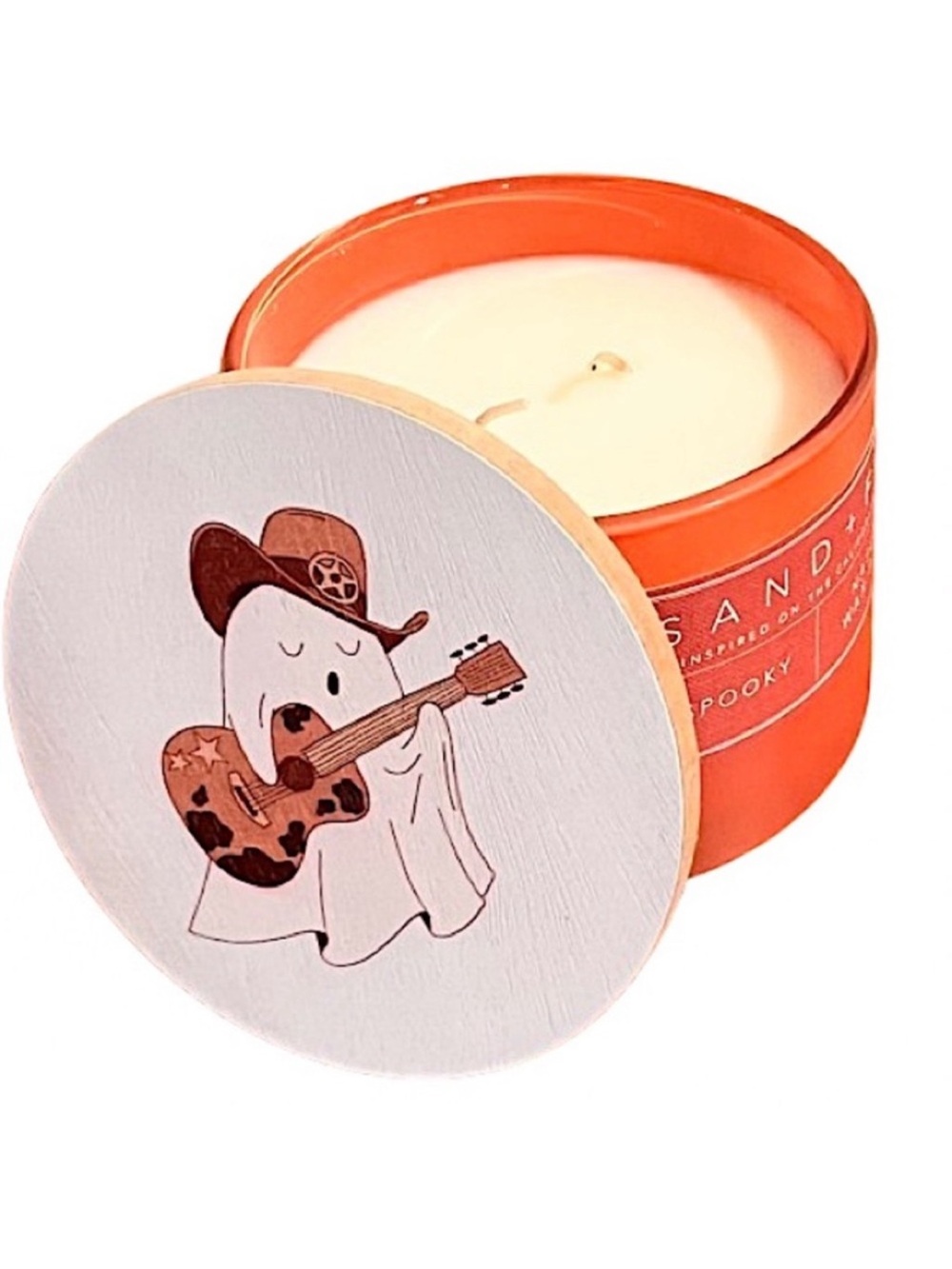 🆕-Sand + Fog 12oz Cowboy Ghost Halloween Scented Candle
